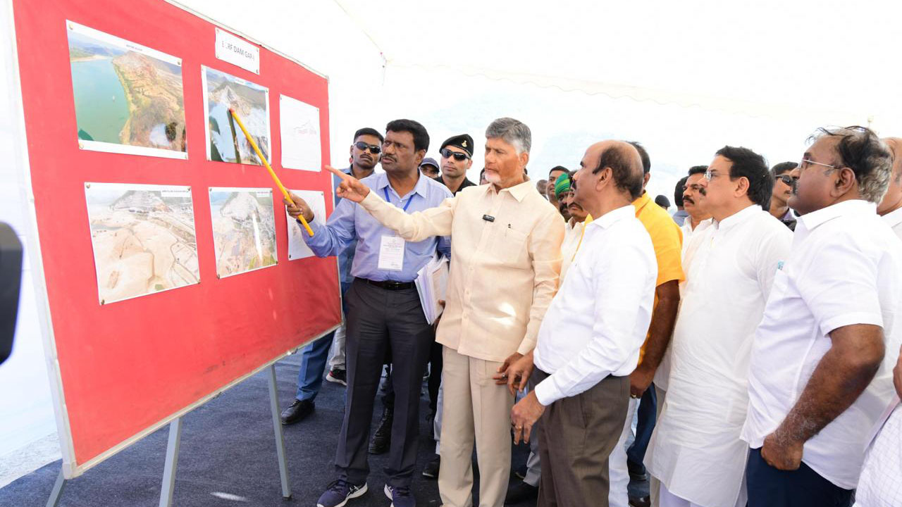 AP CM Chandrababu Naidu’s Polavaram Visit 