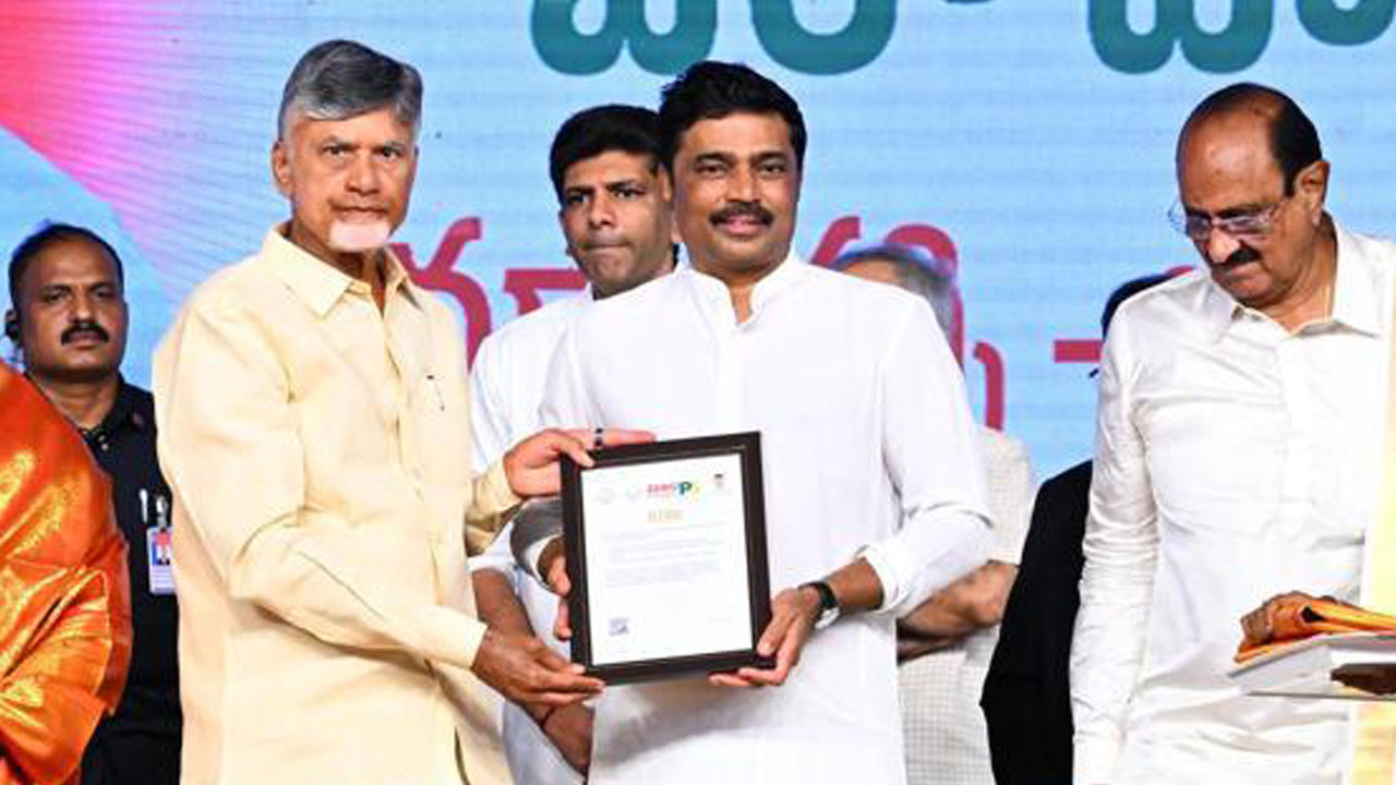 MEIL MD Krishna Reddy at the Zero Poverty P4 Event in AP