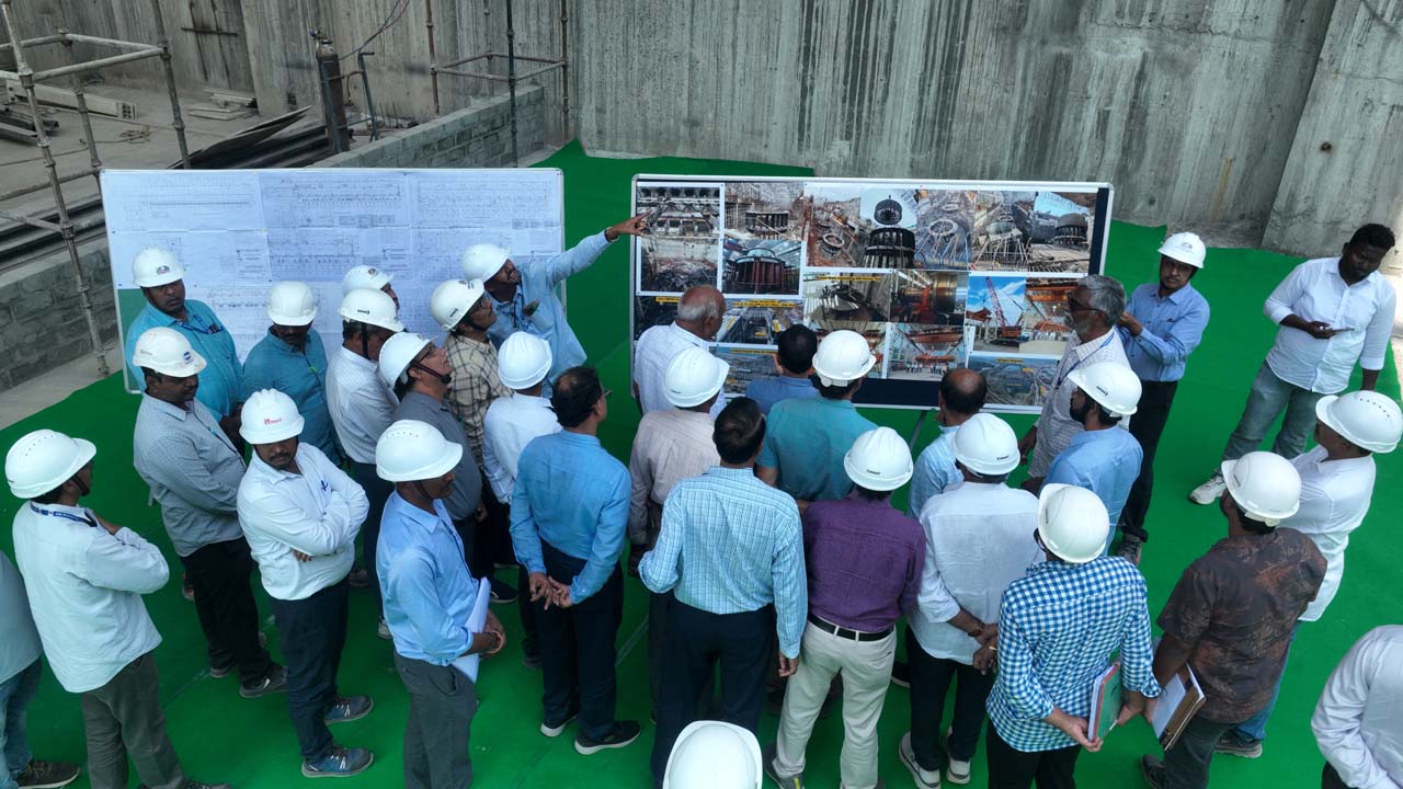 APGENCO MD Visits Polavaram Hydropower Project
