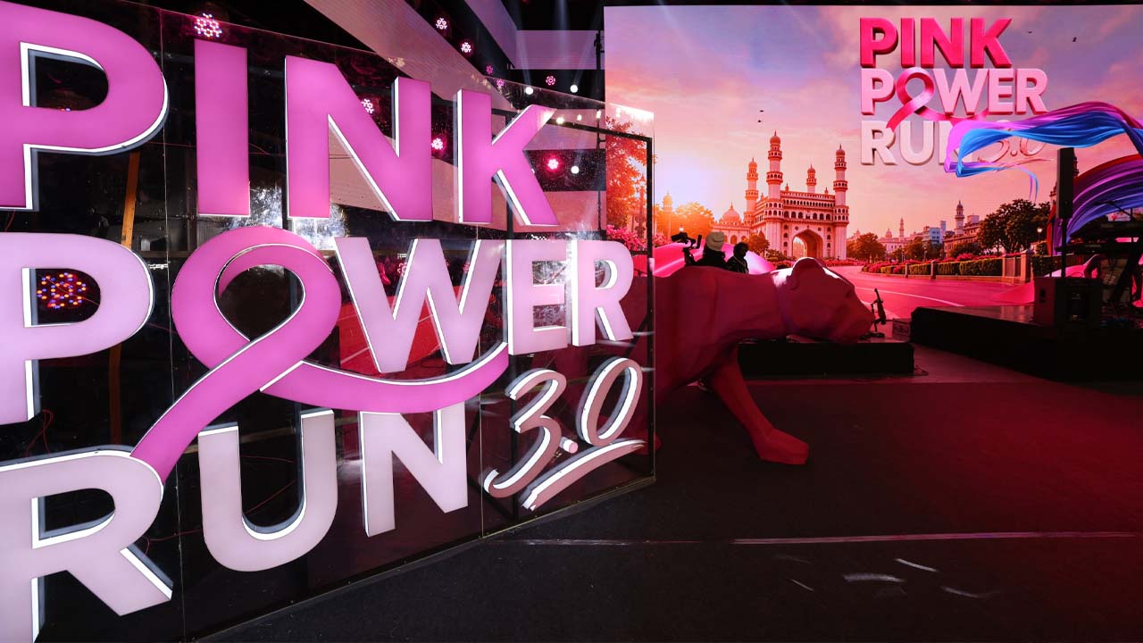 35,000 Unite in Hyderabad for Pink Power Run 3.0