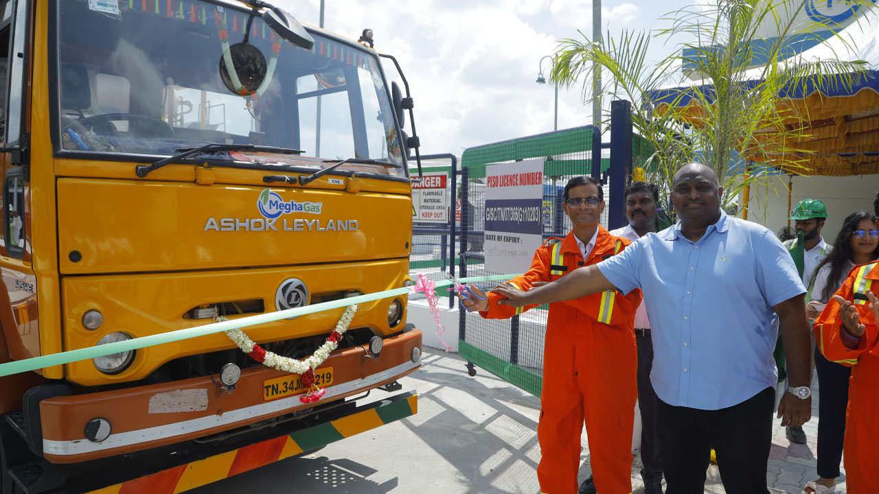 Megha Gas Milestone: 200th CNG Station Launched