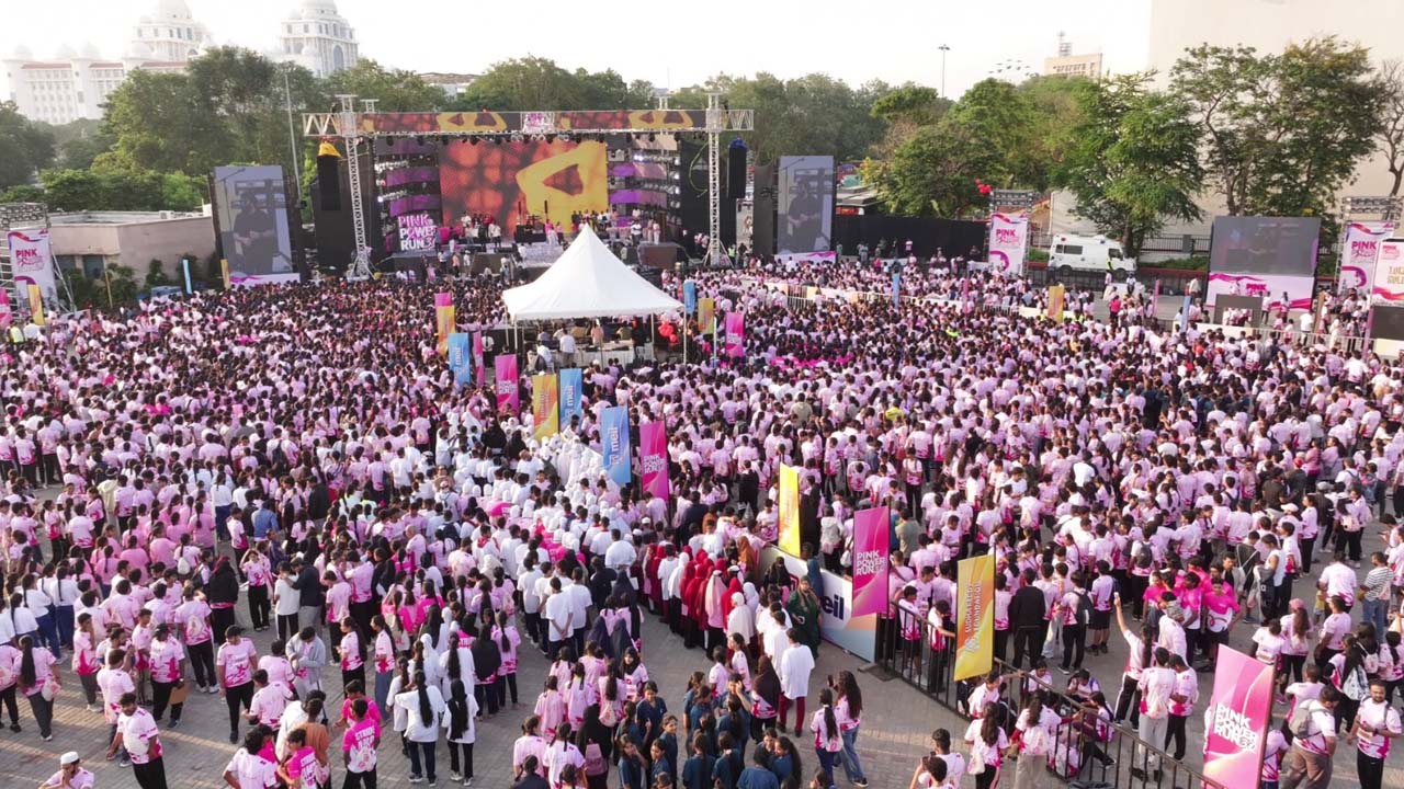 35,000 Unite in Hyderabad for Pink Power Run 3.0