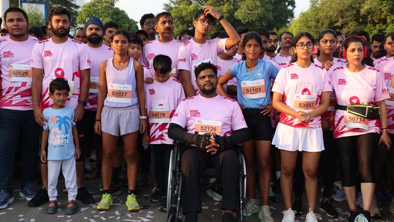 35,000 Unite in Hyderabad for Pink Power Run 3.0
