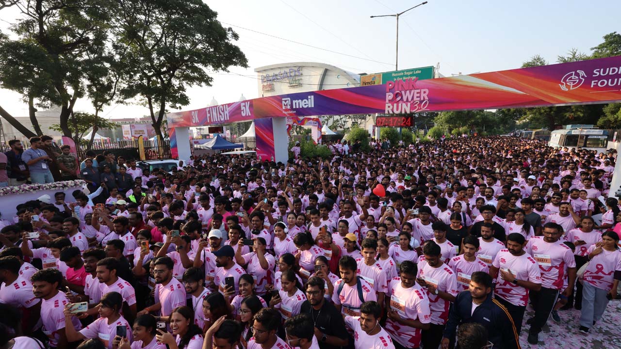 35,000 Unite in Hyderabad for Pink Power Run 3.0