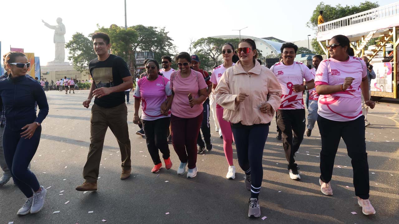 35,000 Unite in Hyderabad for Pink Power Run 3.0