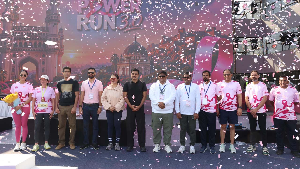 35,000 Unite in Hyderabad for Pink Power Run 3.0