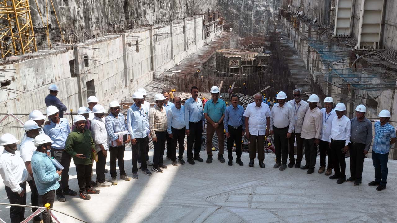 APGENCO MD Visits Polavaram Hydropower Project