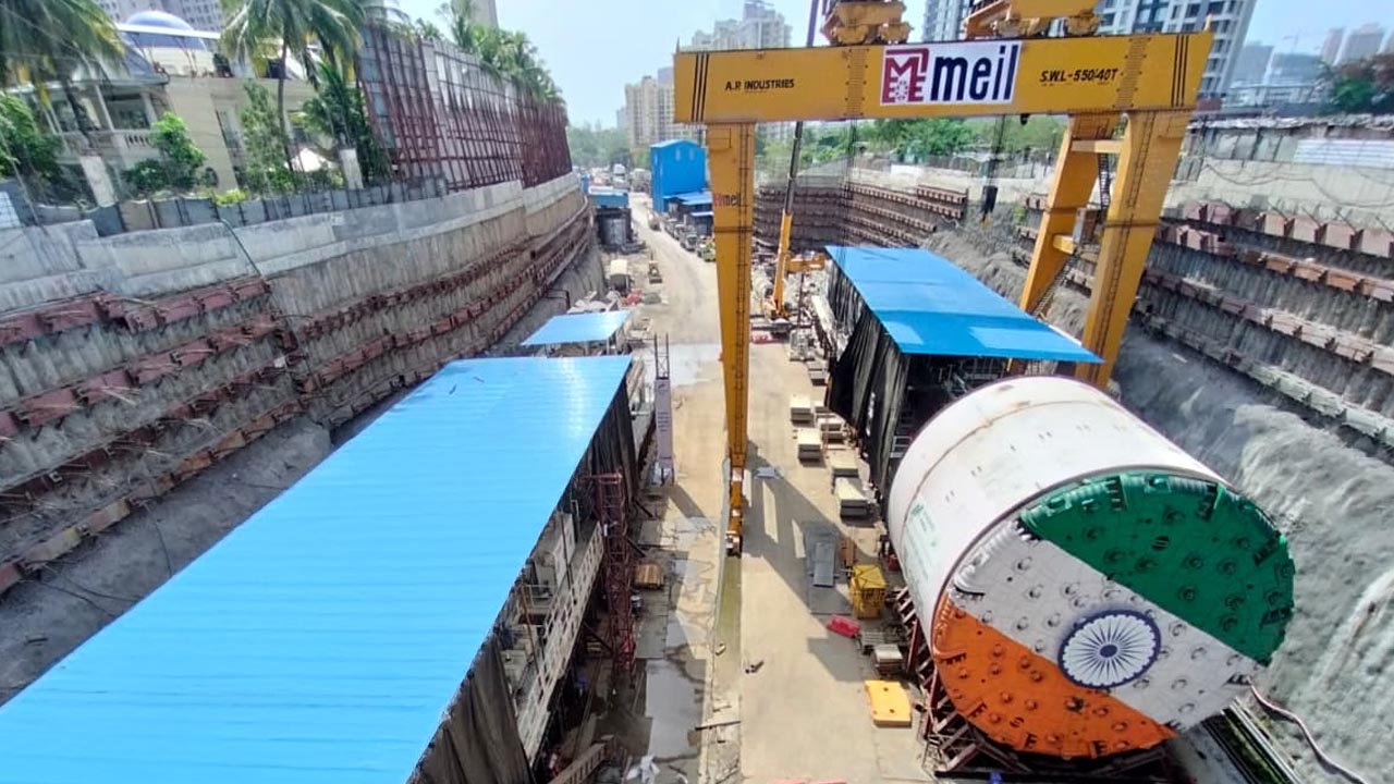 Arjuna: 2nd TBM Launched at Thane-Borivali Twin Tunnel project