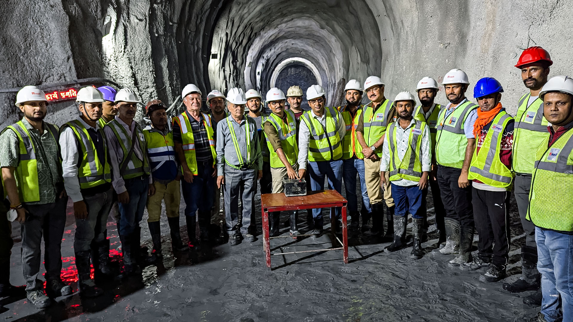 MEIL achieved Key tunnel break-through at High-altitude in Uttarkhand