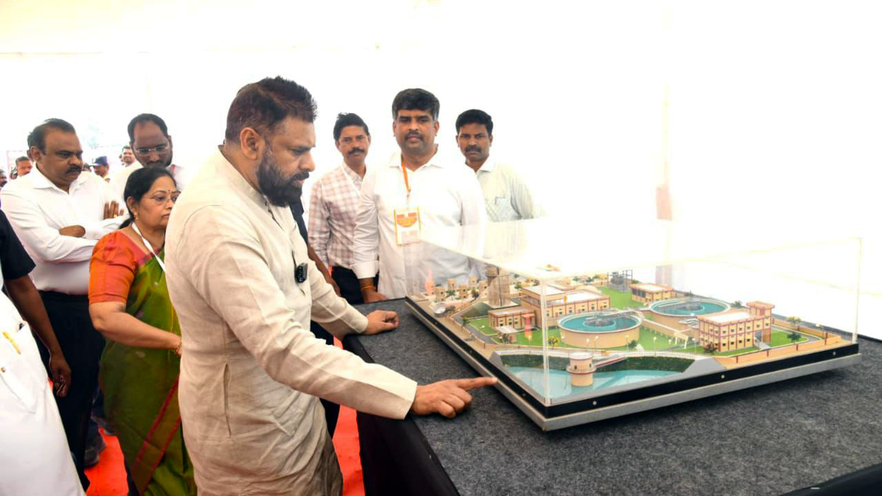 Foundation stone laid for Amarajeevi Jaladhara