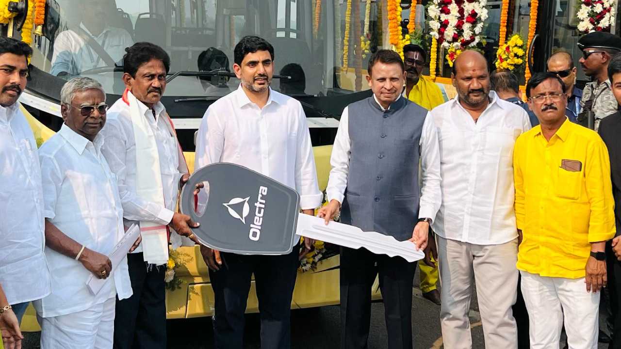 MEIL Foundation Donates Olectra Electric Buses to AIIMS
