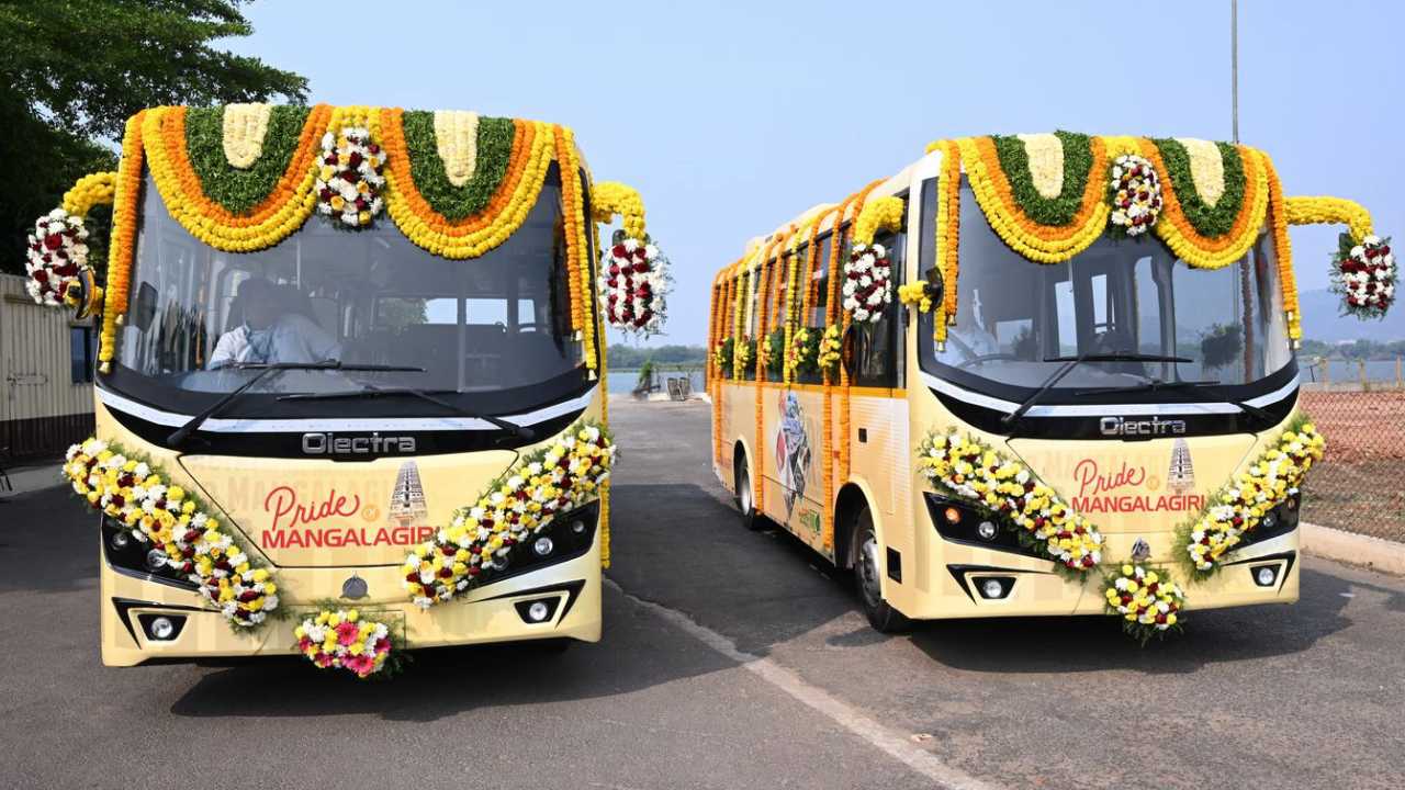 MEIL Foundation Donates Olectra Electric Buses to AIIMS
