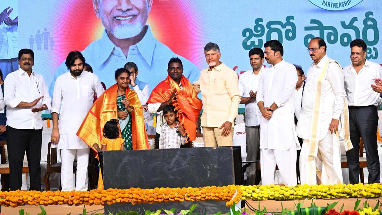 MEIL MD Krishna Reddy at the Zero Poverty P4 Event in AP