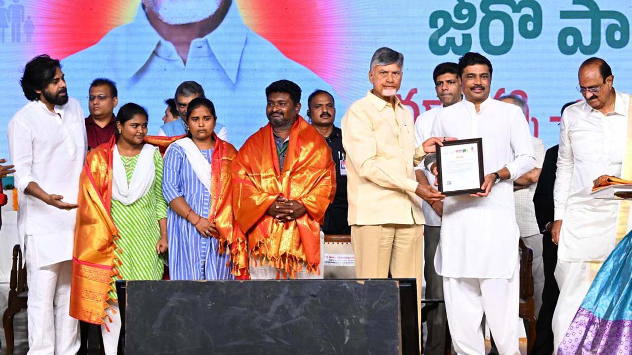 MEIL MD Krishna Reddy at the Zero Poverty P4 Event in AP