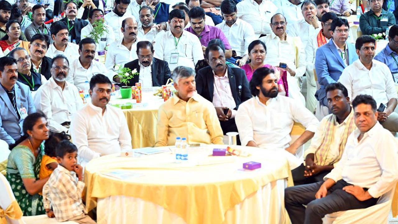 MEIL MD Krishna Reddy at the Zero Poverty P4 Event in AP