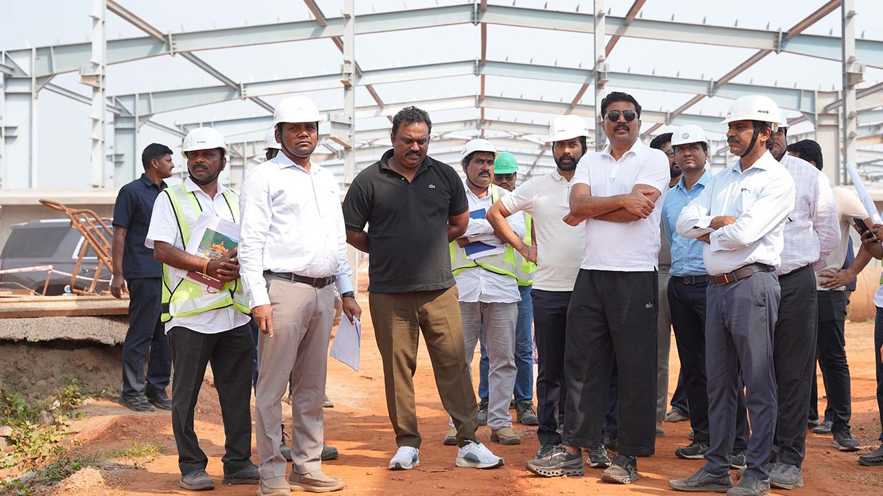 MD PV Krishna Reddy Visits Machilipatnam Port Site