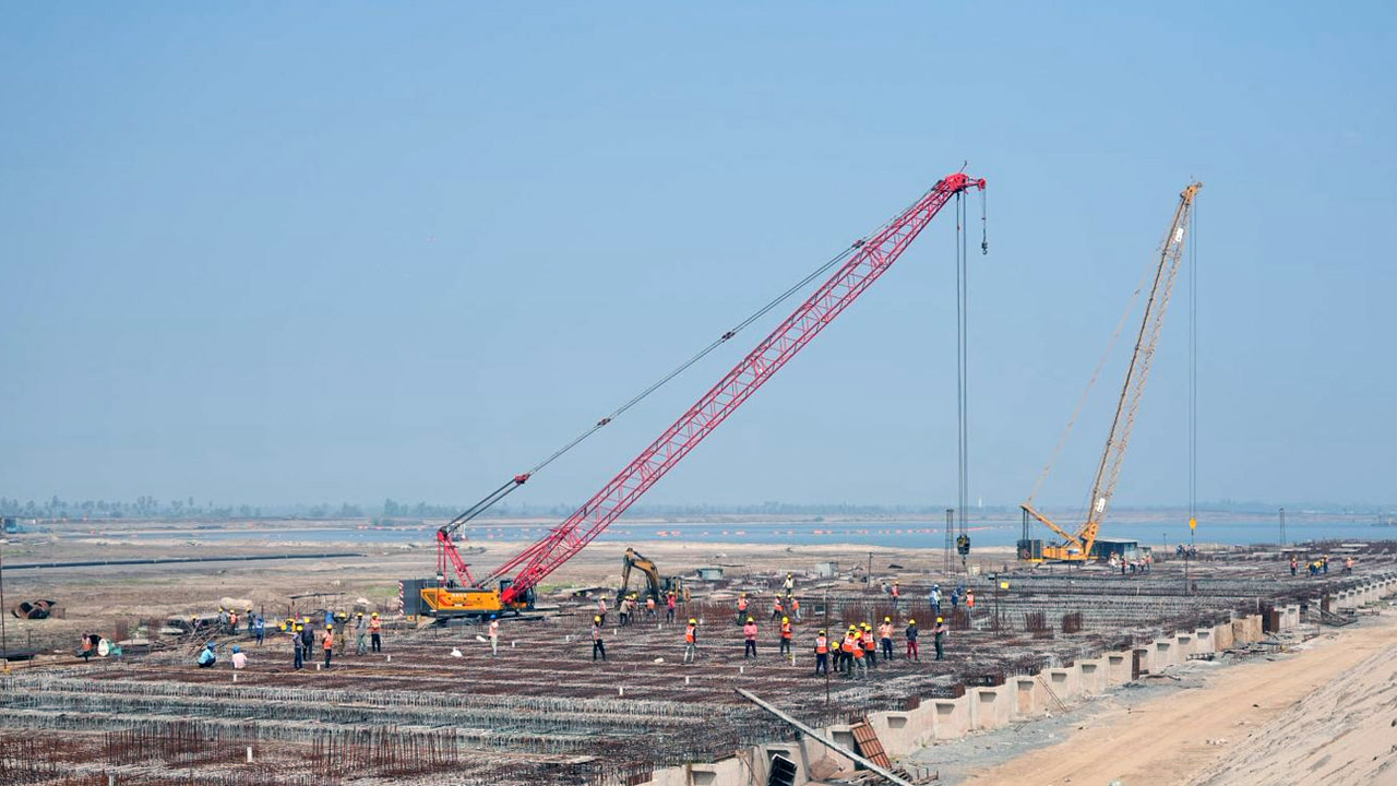 MD PV Krishna Reddy Visits Machilipatnam Port Site