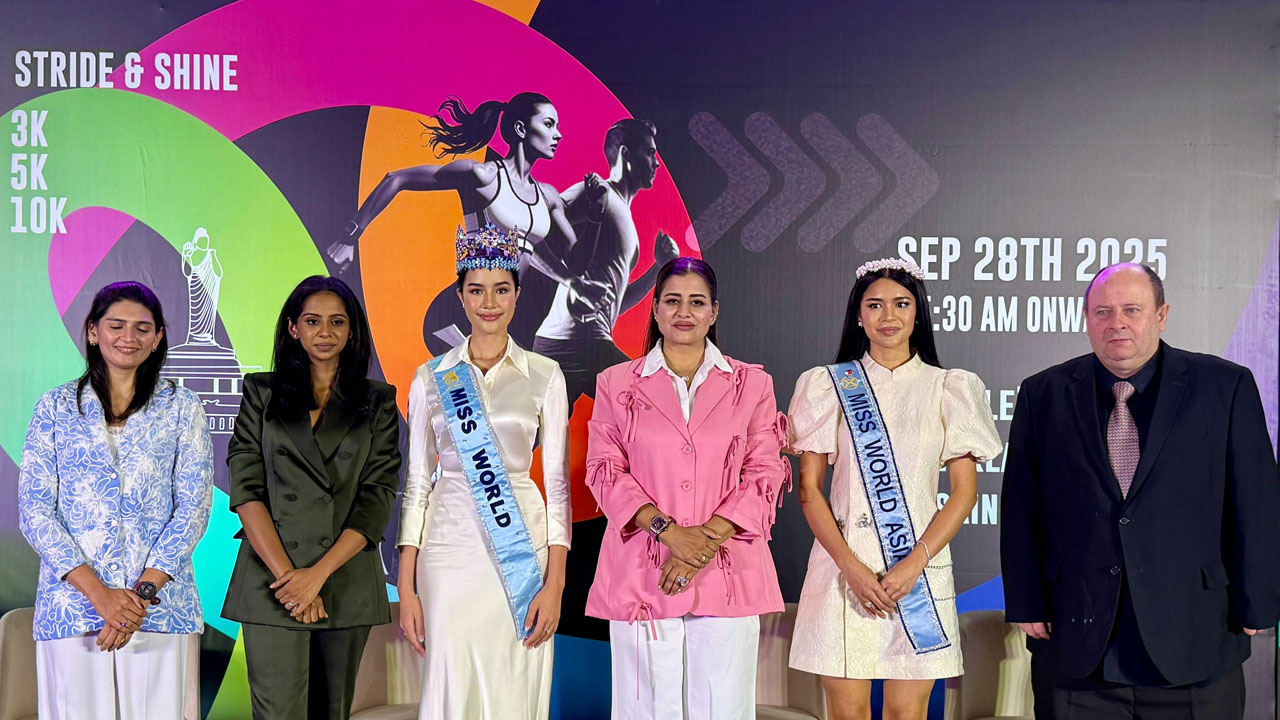 Miss World 2025 Joins for Pink Power Run 2.0 Launch